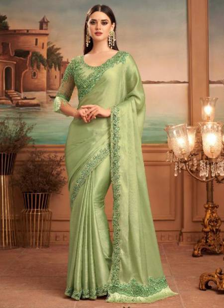 Pista Colour TFH SILVER SCREEN 15th EDITION Fancy Heavy Party Wear Mix Silk Stylish Designer Saree Collection 25017
